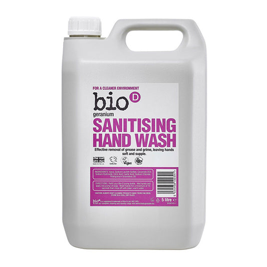 Bio-D Handzeep vloeibaar geranium 5000ml