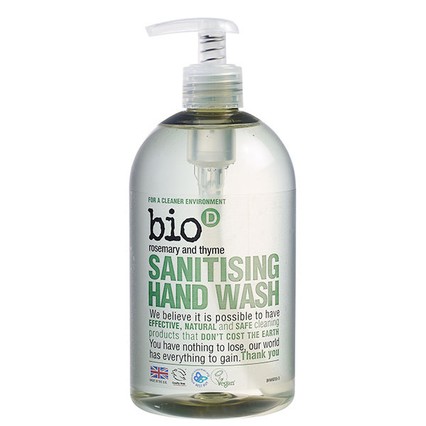 Bio-D Handzeep vloeibaar rozemarijn & tijm 500ml