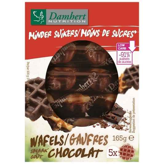 Damhert Wafel chocoladesmaak 165g