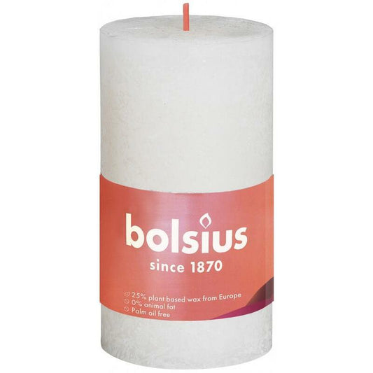 Bolsius Rustiek stompkaars shine 100/50 soft pearl 1st