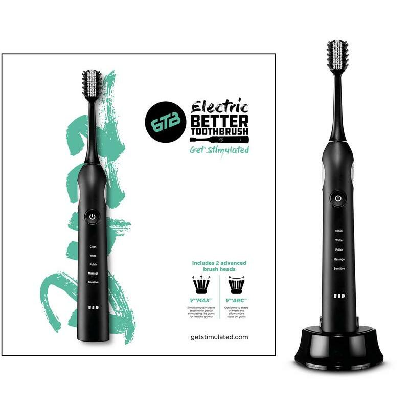Bettertoothbrush Electric zwart 1st