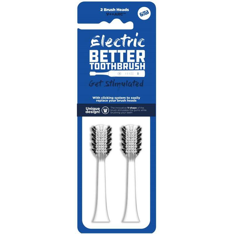 Bettertoothbrush Opzetborstel premium wit 2st
