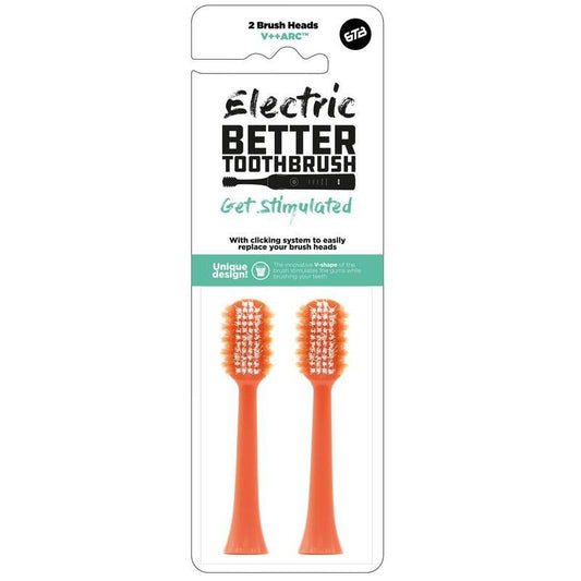 Bettertoothbrush Opzetborstel premium coral 2st