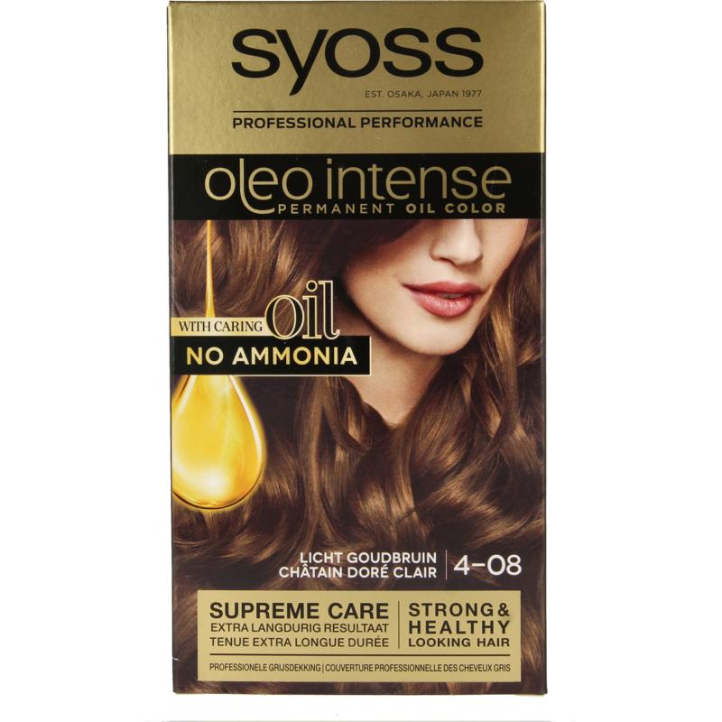 Syoss Color oleo 4-08 natural golden brown 1set