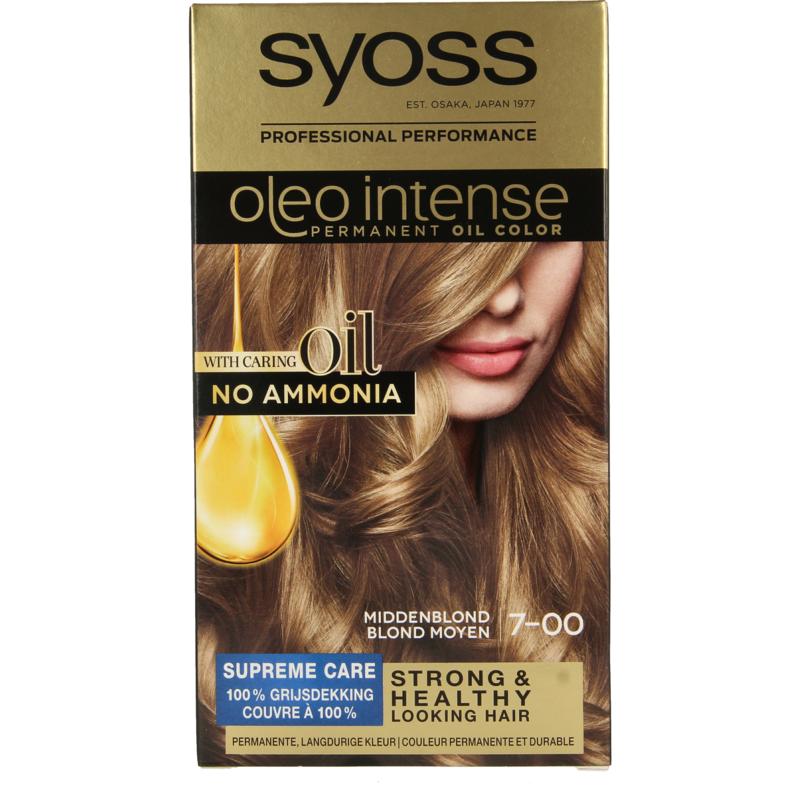 Syoss Color Oleo Intense 7-00 middenblond haarverf 1set