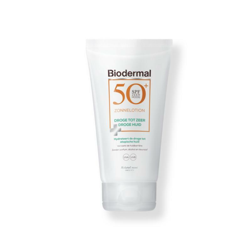 Biodermal Zonnelotion droge huid SPF50+ 150ml