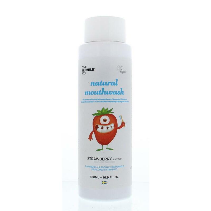 The Humble Co Mondwater kids strawberry 500ml