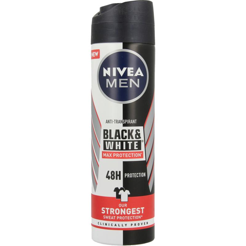 Nivea Men deodorant spray black & white max protection 150ml