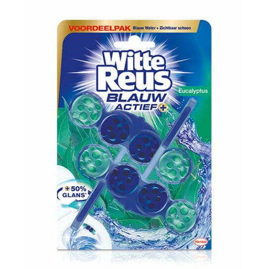 Witte Reus Toiletblok blauw actief eucalyptus 100g