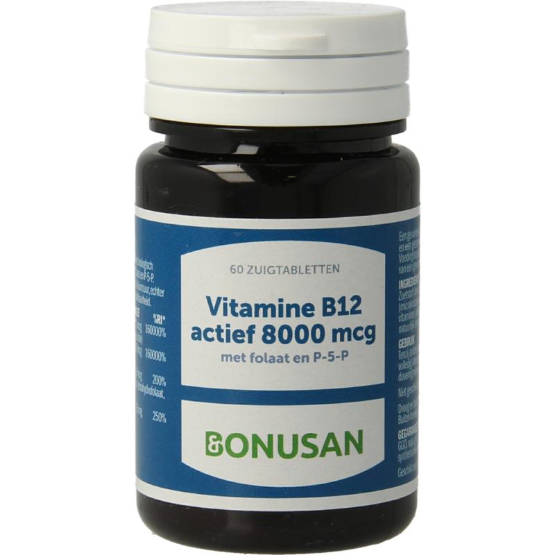 Bonusan Vitamine B12 8000 mcg actief 60zt