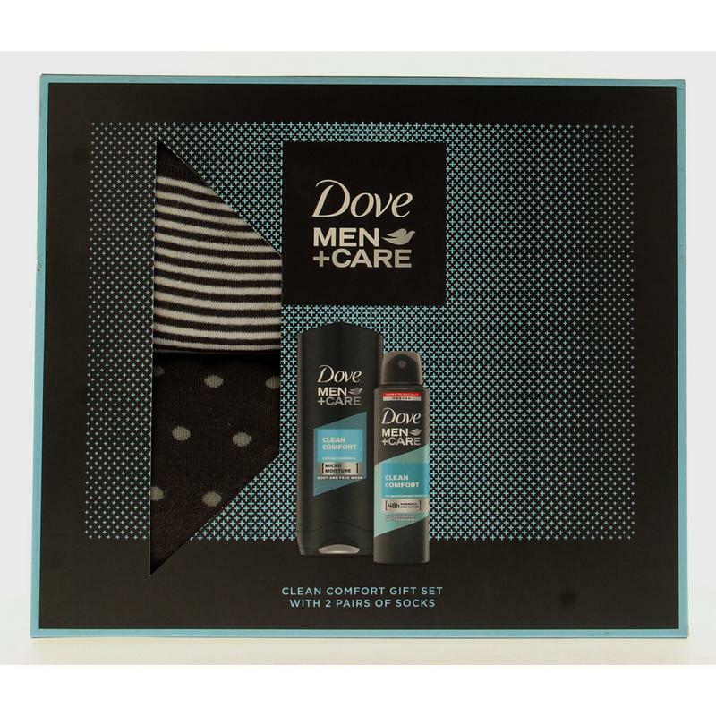 Dove Geschenk men's care clean comfort + sokken 1set