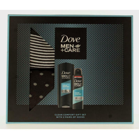Dove Geschenk men's care clean comfort + sokken 1set