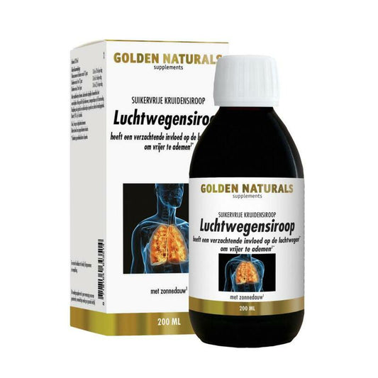 Golden Naturals Luchtwegen siroop 200ml