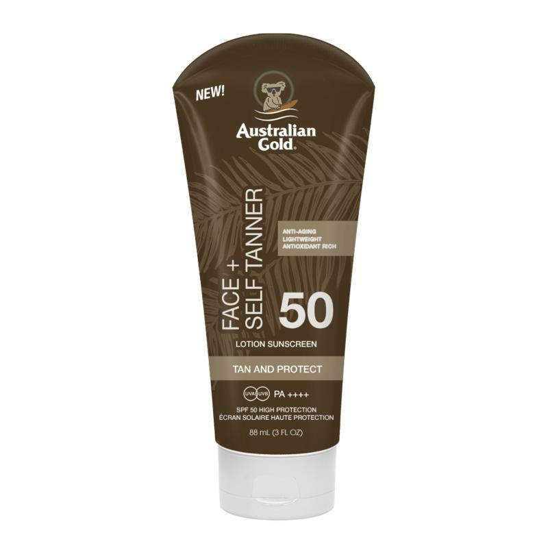 Australian Gold Face SPF50 + Self tanner 88ml