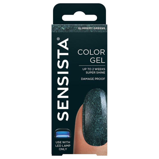 Sensista Color gel glimmery greens 7.5ml