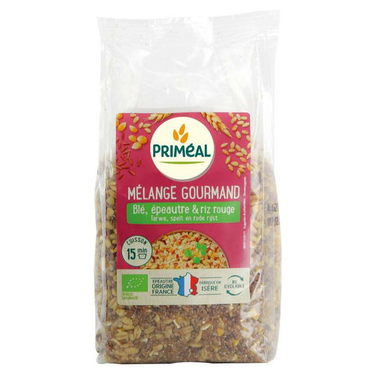 Primeal Granenmix tarwe spelt rode rijst bio 400g