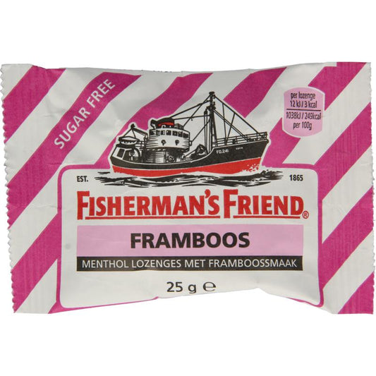 Fishermansfriend Framboos suikervrij 25g