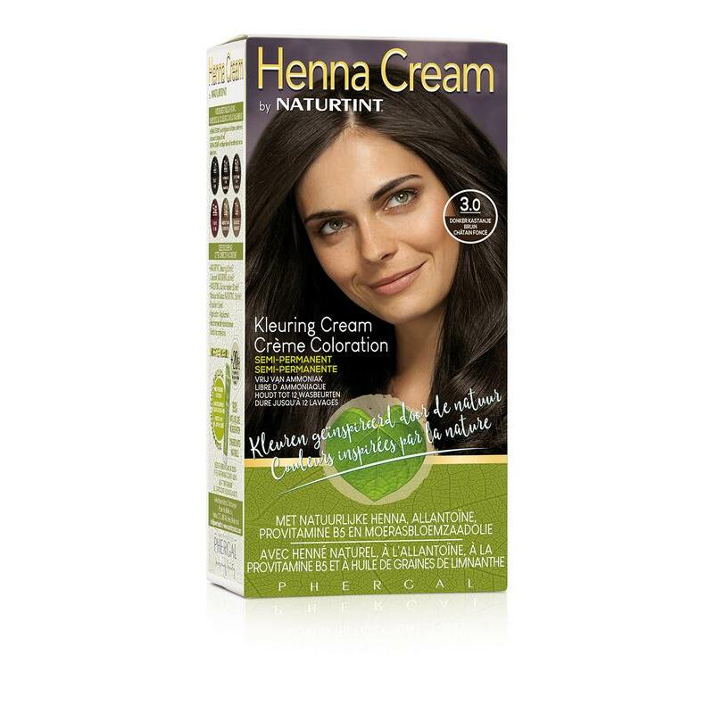 Naturtint Henna cream 3.0 dronker kastanje bruin 110ml