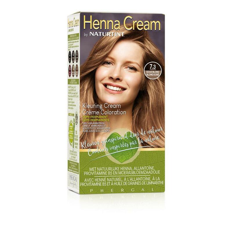 Naturtint Henna cream 7.3 goud blond 110ml