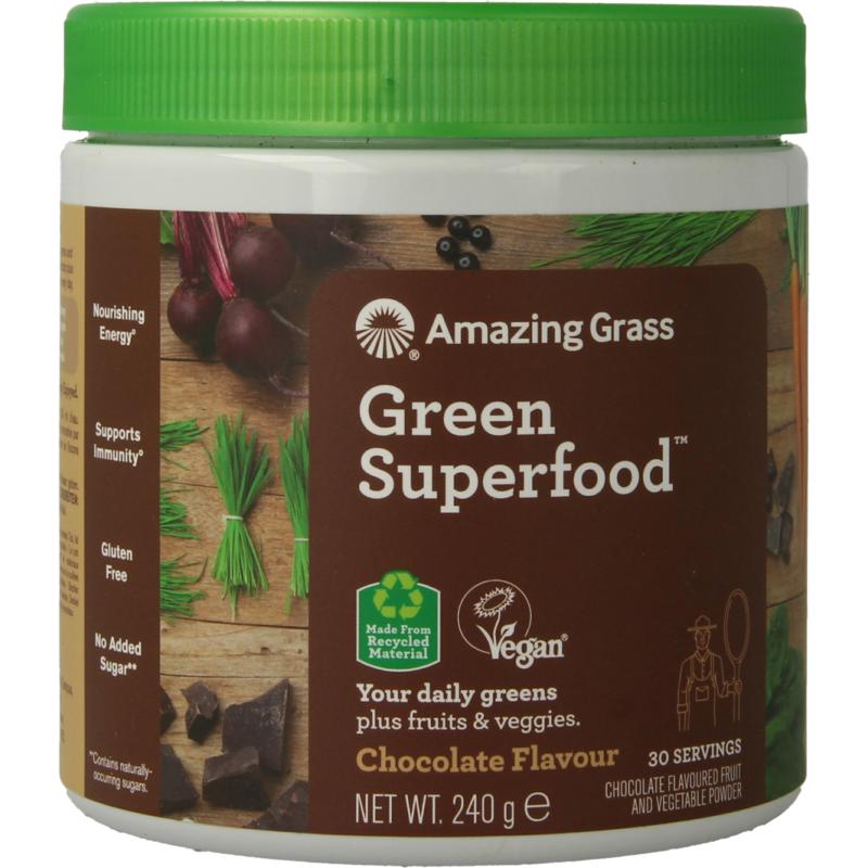 Amazing Grass Chocolate green superfood 240g