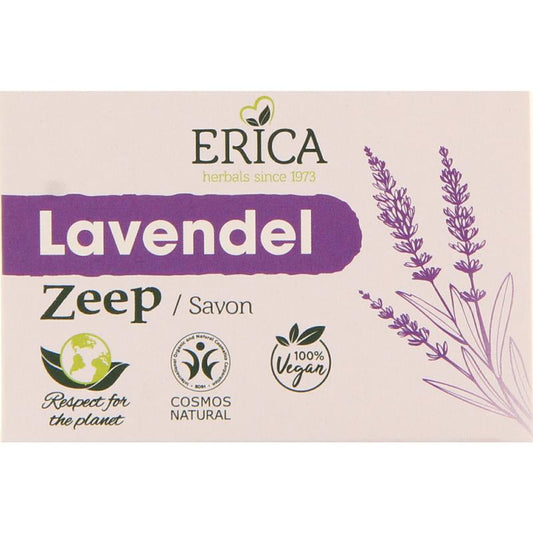Erica Zeepblok lavendel 100g