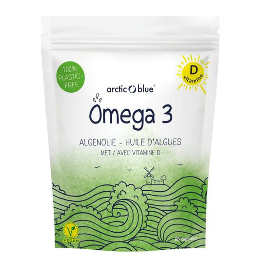 Arctic Blue Omega-3 algenolie DHA met vitamine D 90ca