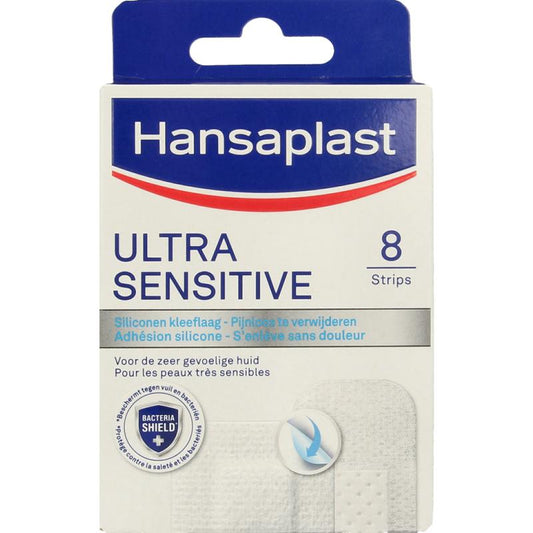 Hansaplast Pleisters ultra sensitive 8st