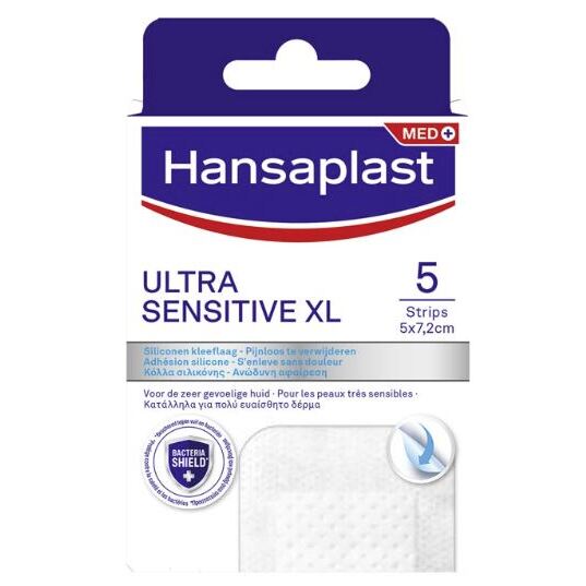 Hansaplast Pleisters ultra sensitive XL 5st