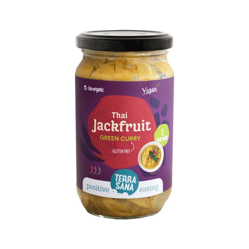 Terrasana Thaise groene curry jackfruit bio 350g