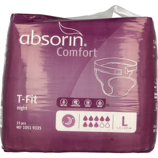 Absorin Comfort t-fit night maat L 15st