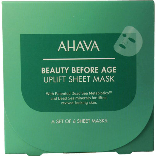 Ahava Sheet mask uplifiting & firming 6x17g