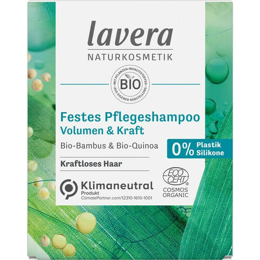 Lavera Shampoo bar volume & strength FR-NL 50g