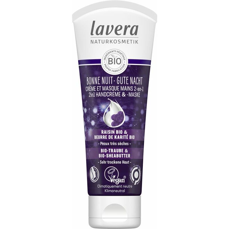 Lavera Good night 2in1 handcreme & masker FR-DE 75ml