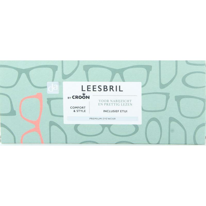 DA Leesbril Montel grey transparant +2 1st