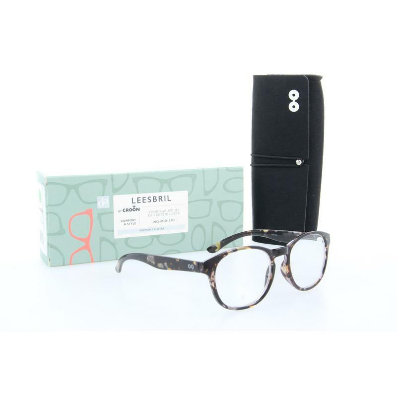 DA Leesbril Neville Havanna brown +2 1st
