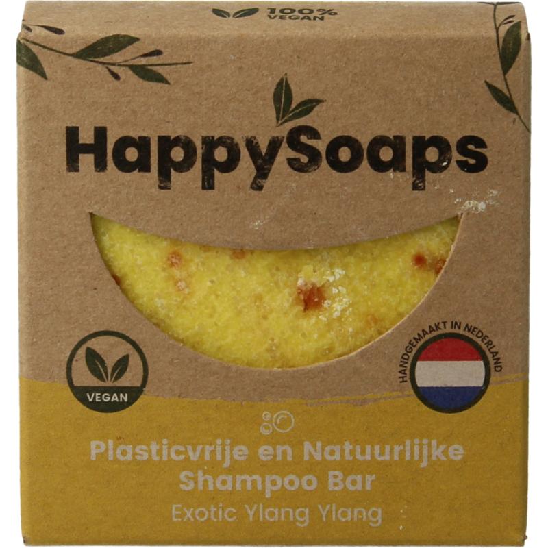 Happysoaps Shampoo bar exotic ylang ylang 70g