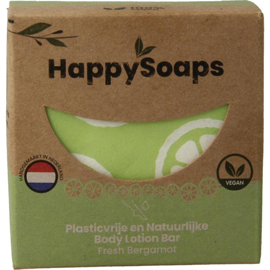 Happysoaps Bodylotion bar fresh bergamot 65g
