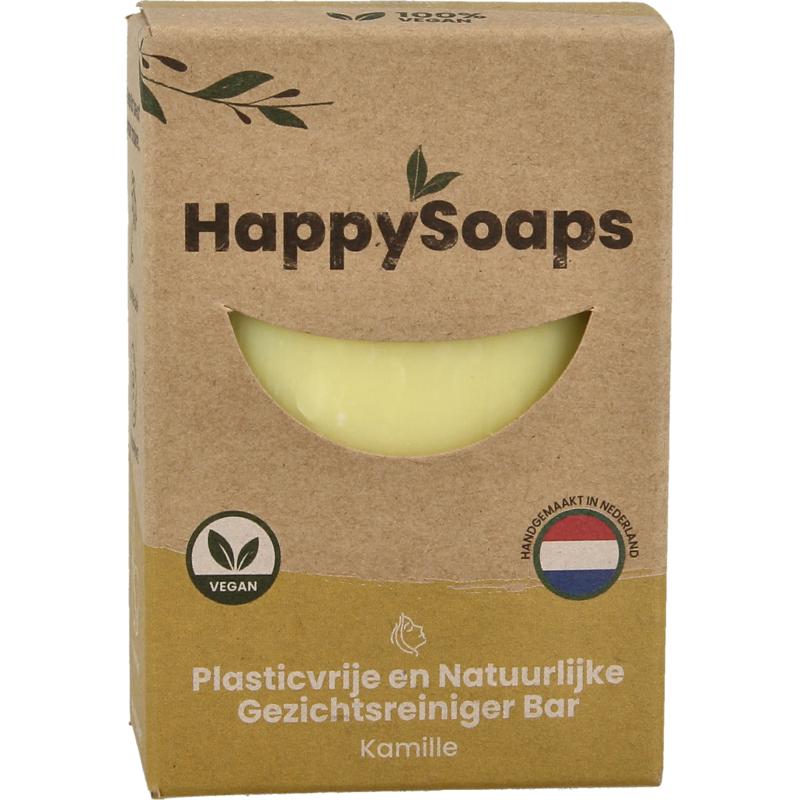 Happysoaps Gezichtreiniger bar kamille 70g