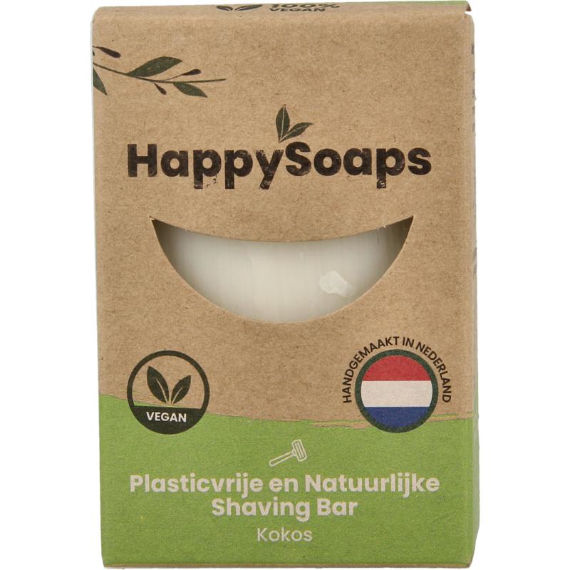 Happysoaps Shaving bar kokos 80g