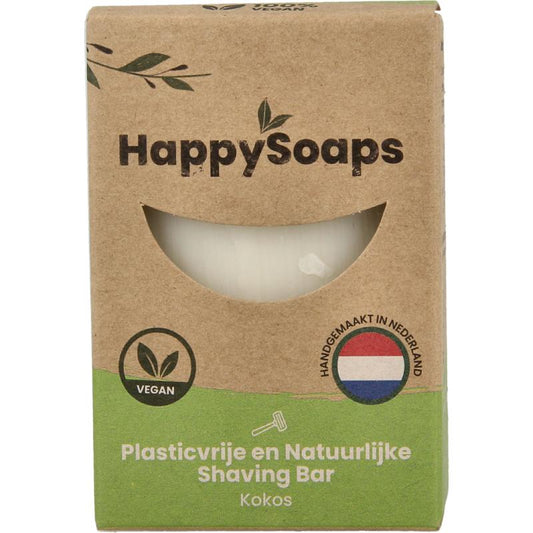 Happysoaps Shaving bar kokos 80g