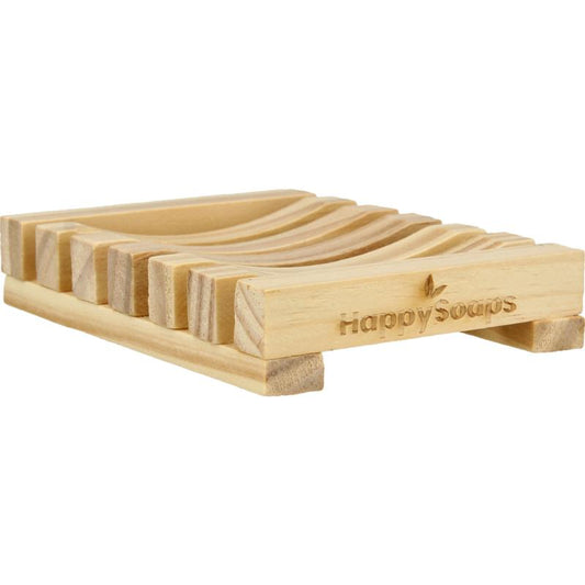Happysoaps Shampoo bar/zeep houder van licht hout 1st
