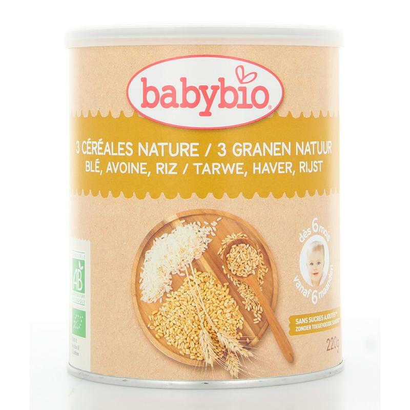 Babybio babygranen 3 granen 6 maand 220g