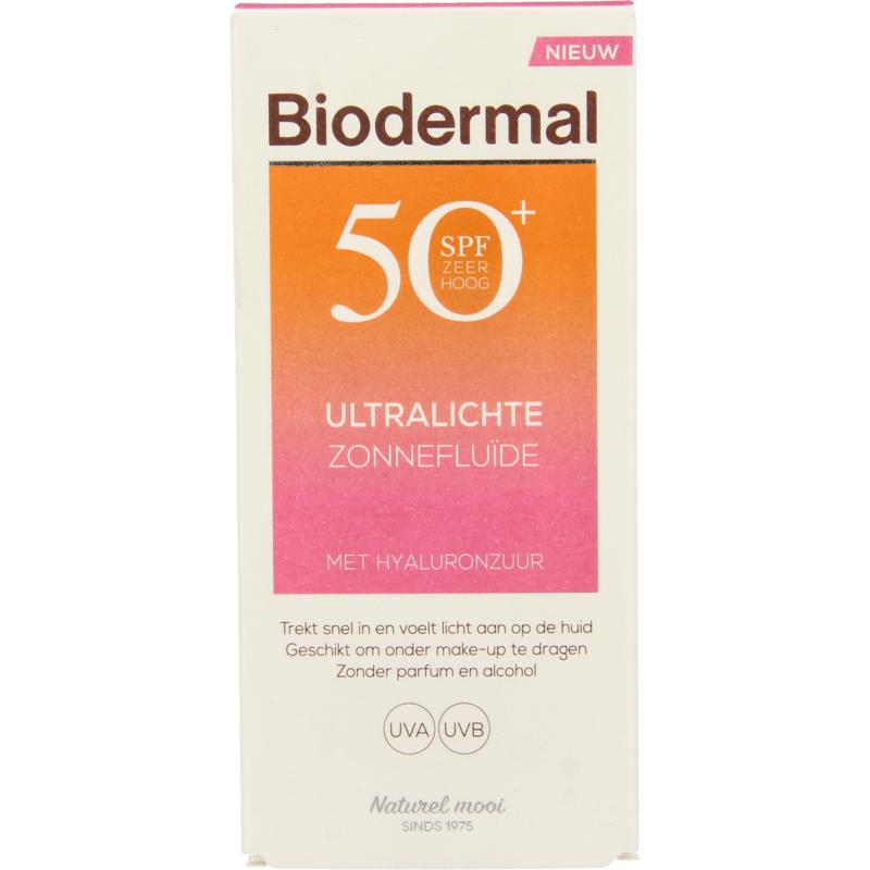 Biodermal Ultralichte Zonnefluide SPF50+ 40ml