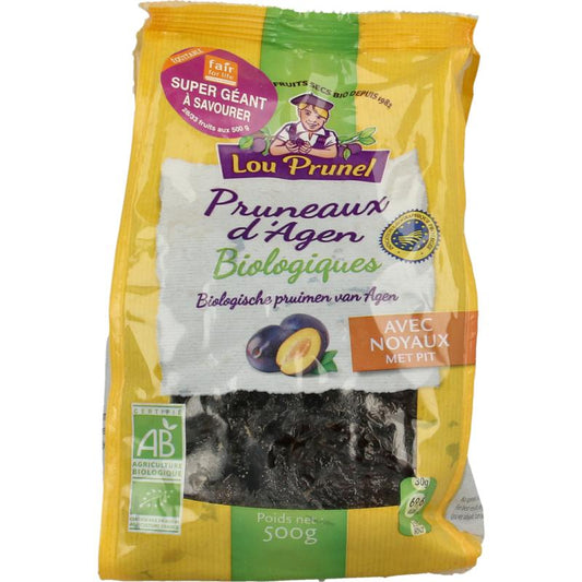 Lou Prunel Agen pruimen met pit 33/44 xxl fair for life bio 500g