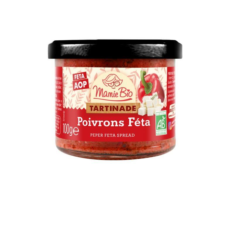 Mamie Bio Tapenade paprika feta 100g