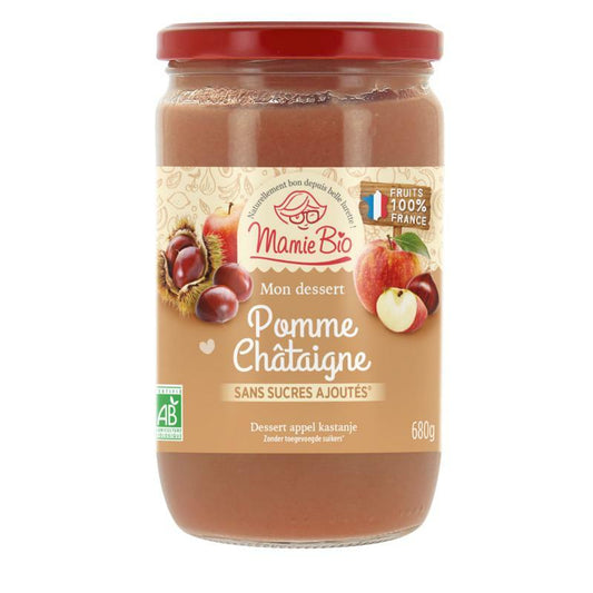 Mamie Bio Appelmoes & kastanje 680g