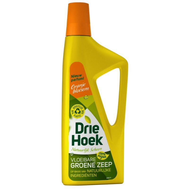 Driehoek Vloeibare groene zeep oranjebloesem 725ml