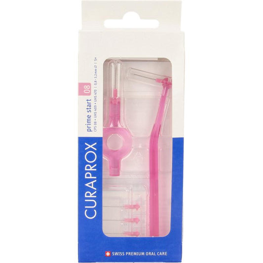 Curaprox Prime start rager 08 roze 3.2mm 5st