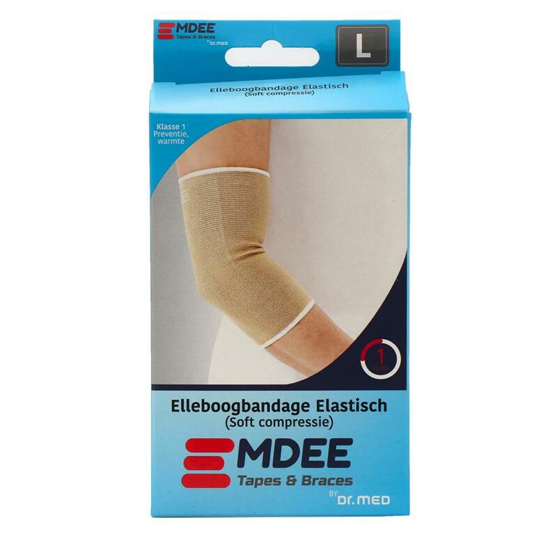Emdee Elastic support elleboog L huidskleur 1st