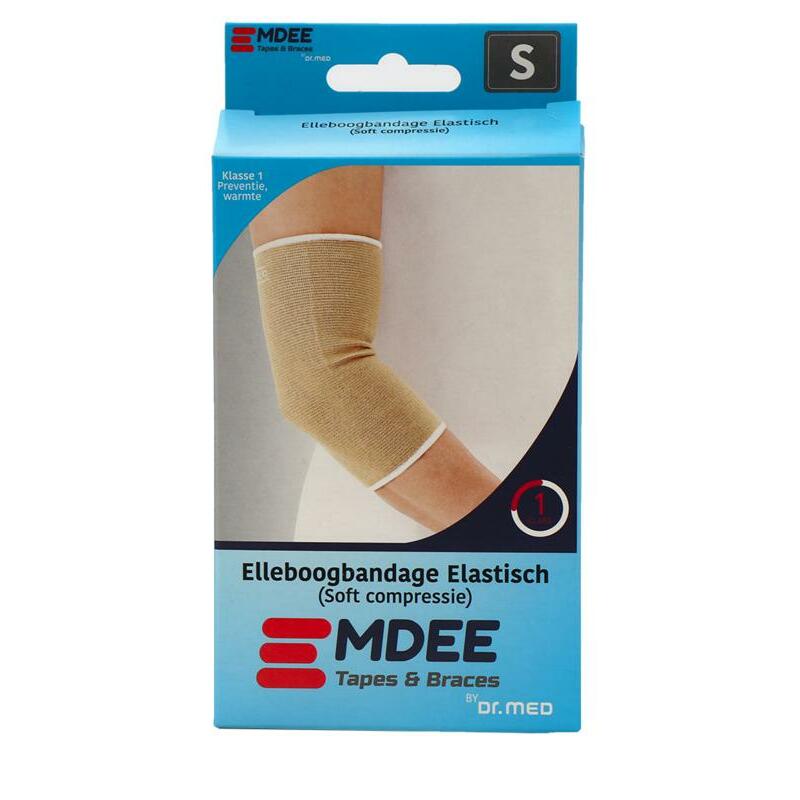 Emdee Elastic support elleboog S huidskleur 1st